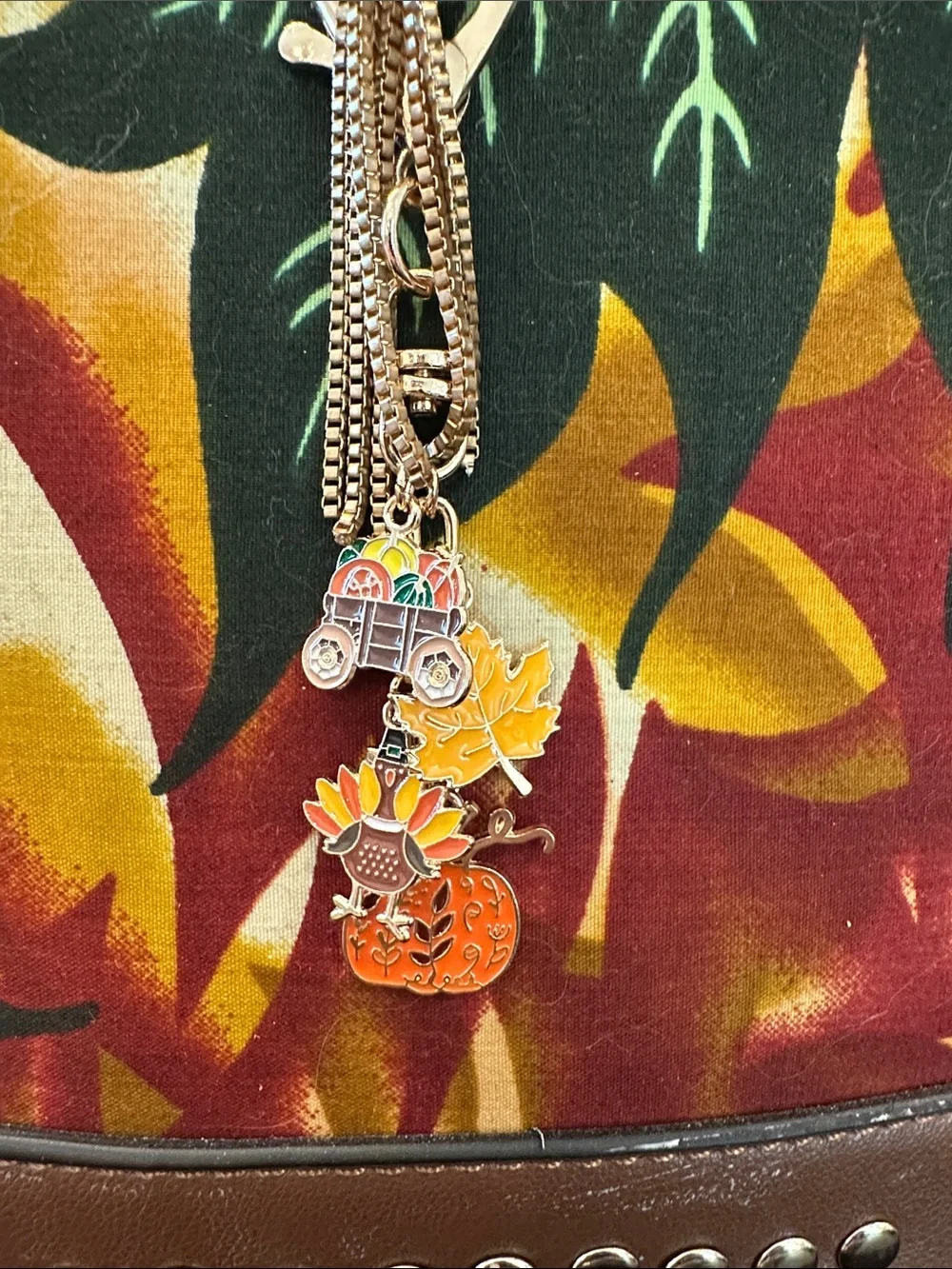 Fall tote #069 Happy Fall y’all Bag🍁🍂🍁🍃
